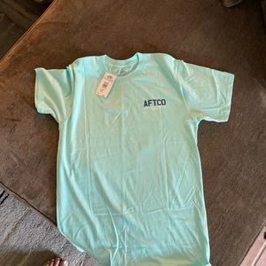 AFTCO NWT aqua T shirt size small